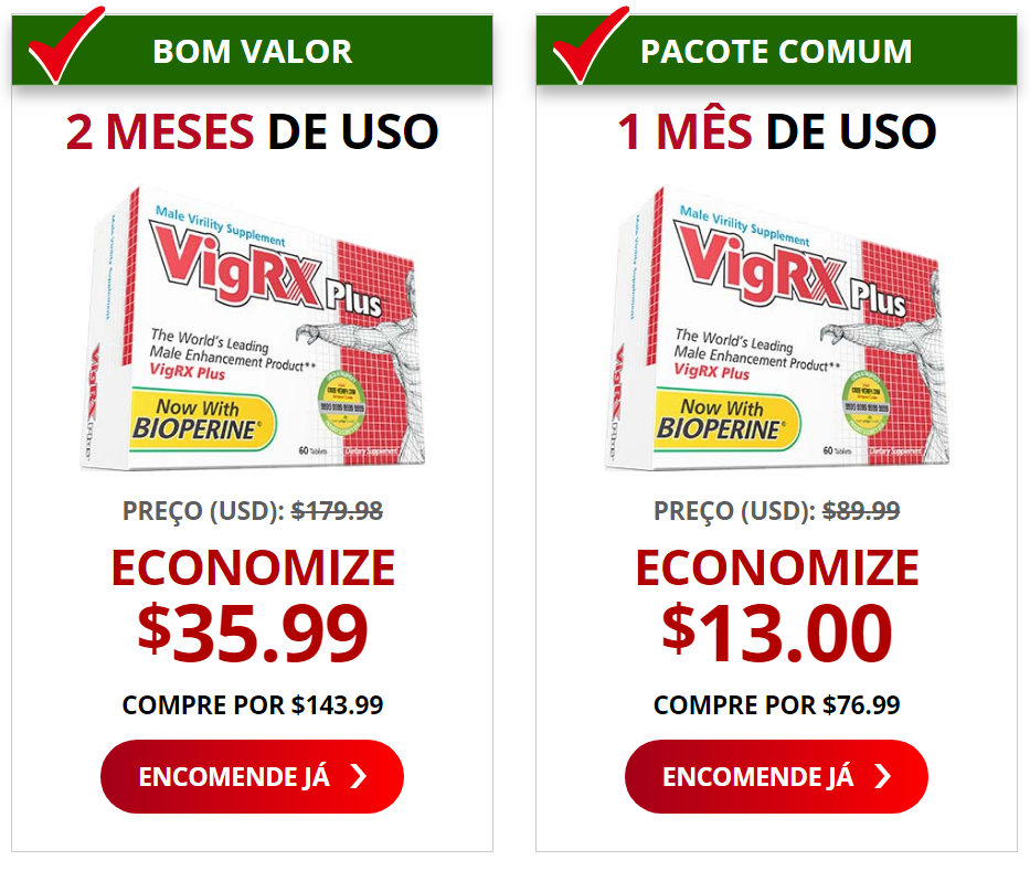 vigrx plus bom valor